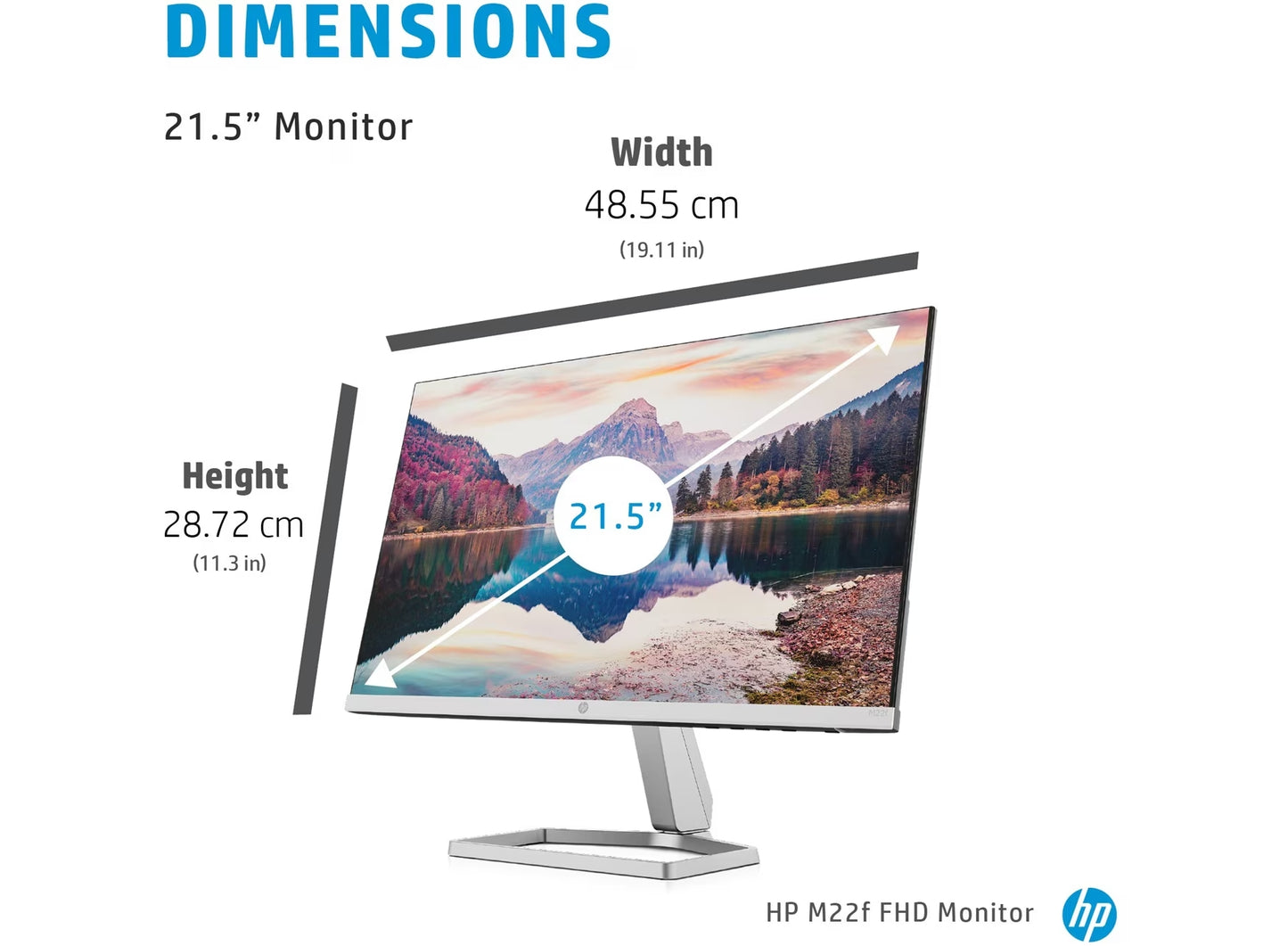 Écran moniteur HP m22f 21.5" Full HD - Confort & Style | etsa2m.sn
