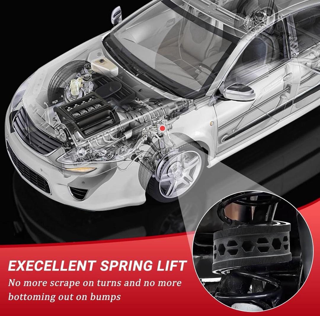 Paire de Tampons de Ressort Universels Type C - Améliorez Votre Suspension