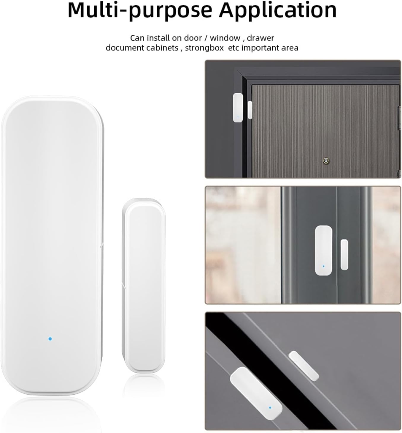 Capteur de Porte WiFi ARTGOS – Alarme Anti-Intrusion Connectée pour Maison Intelligente