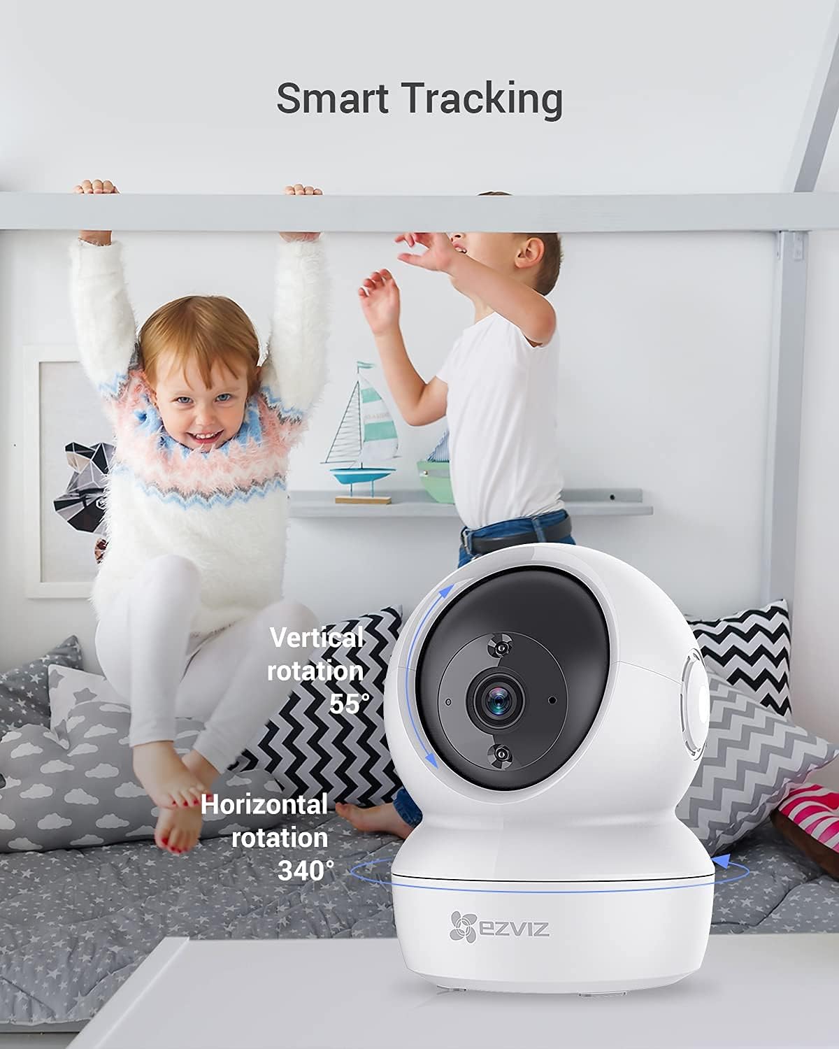 Caméra EZVIZ C6N 2MP WiFi Intérieure 360°