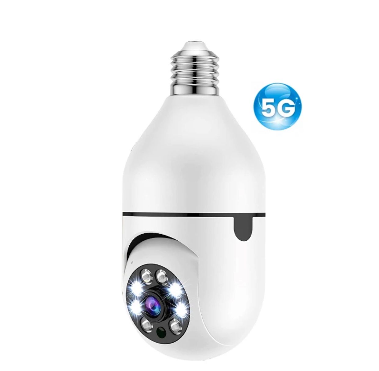 Caméra Ampoule WiFi - Caméra de surveillance Zoom panoramique/inclinaison 5G - Surveillance Intelligente & Sécurité à Domicile au Sénégal