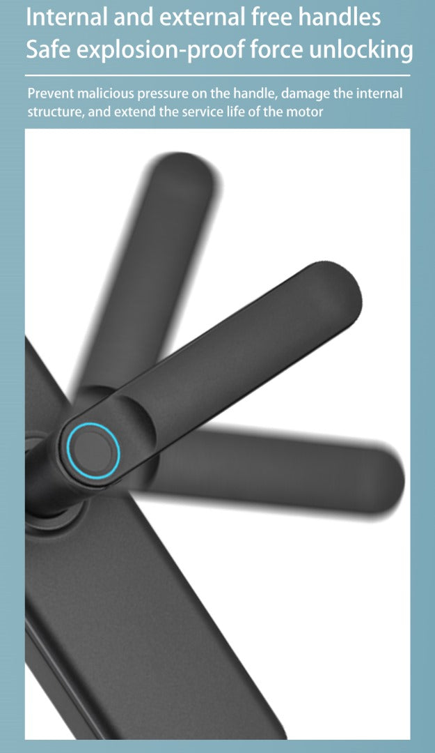 Serrure Intelligente Tuya - Ouverture par empreinte digitale, code, application TTLock.