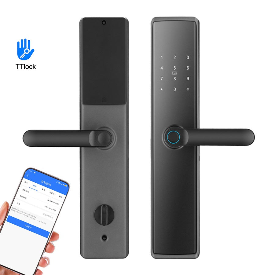 Serrure Intelligente Tuya - Ouverture par empreinte digitale, code, application TTLock.