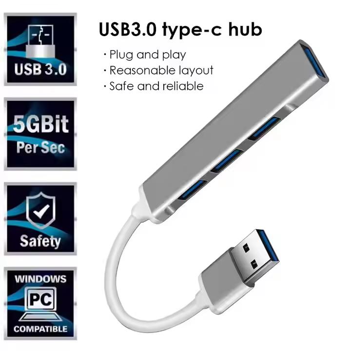 Hub USB 3.0 4-en-1 - Ultra-Portable 4 Ports