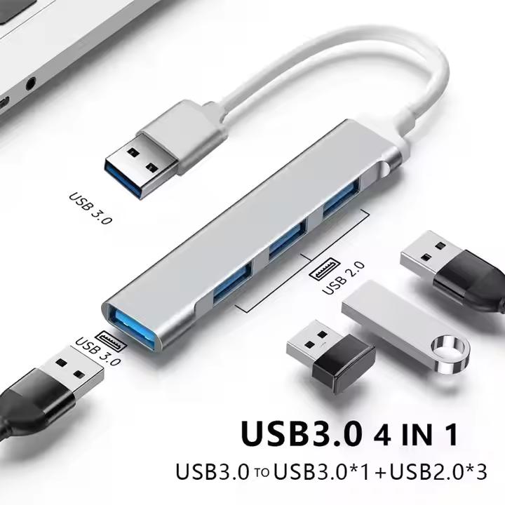 Hub USB 3.0 4-en-1 - Ultra-Portable 4 Ports