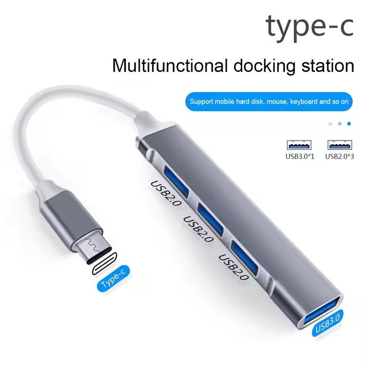 Hub USB 4 Ports - 1 USB 3.0 + 3 USB 2.0