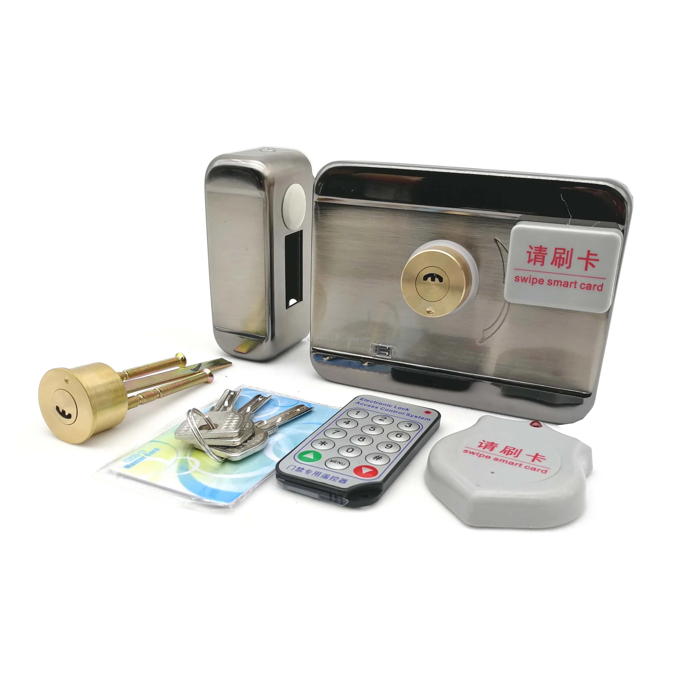 Serrure électrique ACM-Y091, serrure de jante électrique intelligente 12VDC avec un seul cylindre - Sécurité & Simplicité - etsa2m.sn