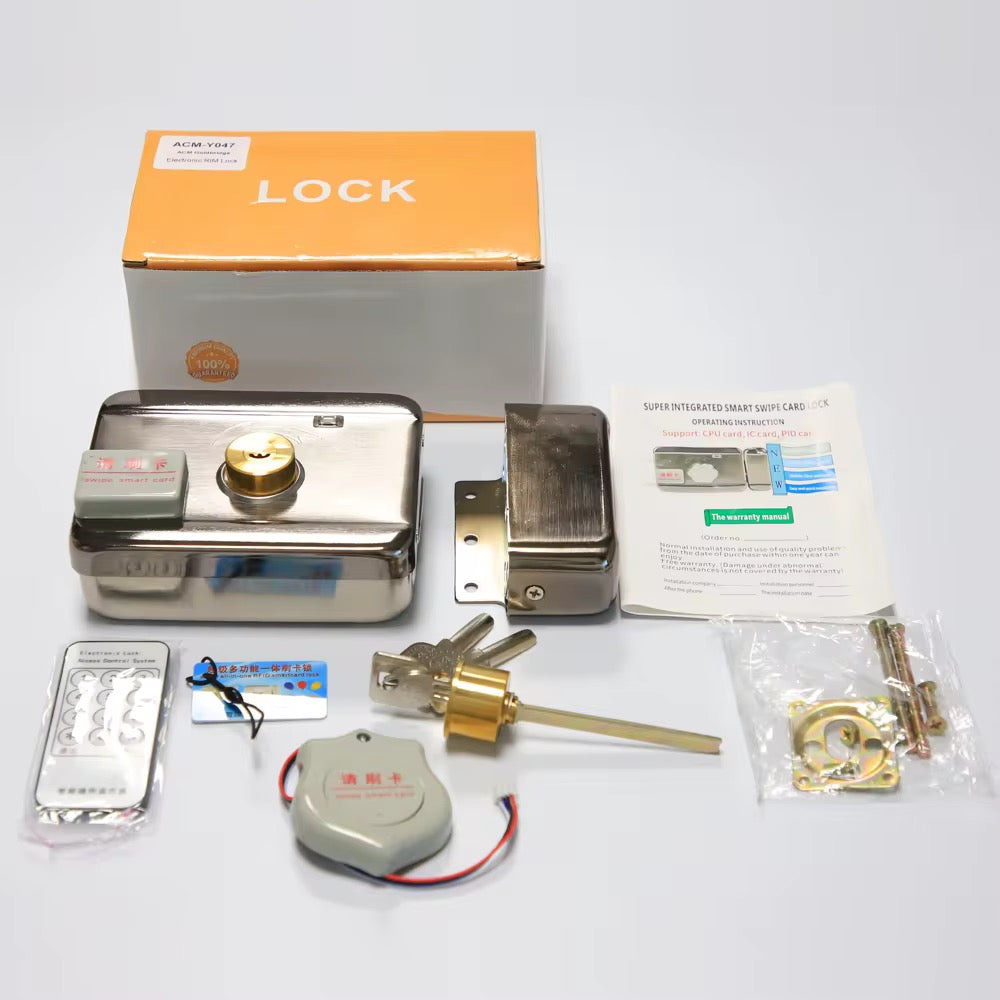 Serrure électrique ACM-Y091, serrure de jante électrique intelligente 12VDC avec un seul cylindre - Sécurité & Simplicité - etsa2m.sn