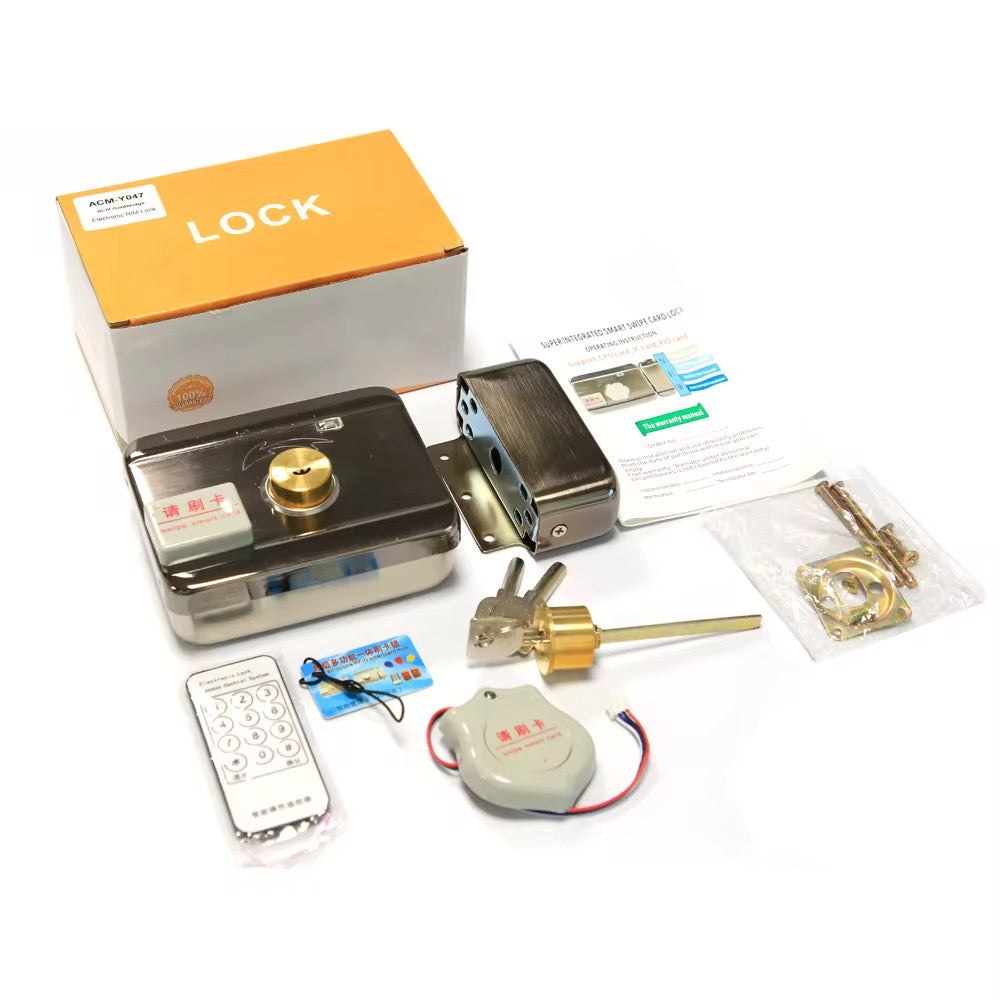 Serrure électrique ACM-Y091, serrure de jante électrique intelligente 12VDC avec un seul cylindre - Sécurité & Simplicité - etsa2m.sn