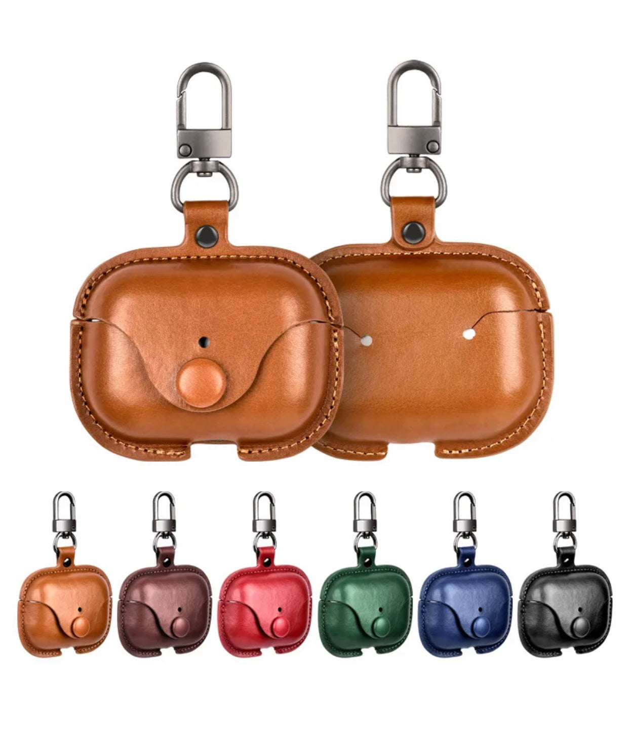 Étui AirPods Pro de luxe en cuir - Protection haut de gamme Étui AirPods Pro de luxe en cuir - Protection haut de gamme