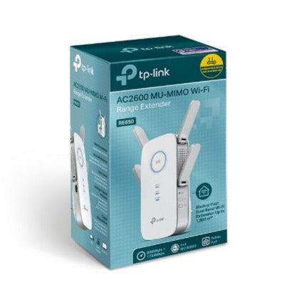 Répéteur WiFi / Point d'Accès TP-Link RE650 – Bi-Bande Gigabit AC2600, Signal Puissant et Stable