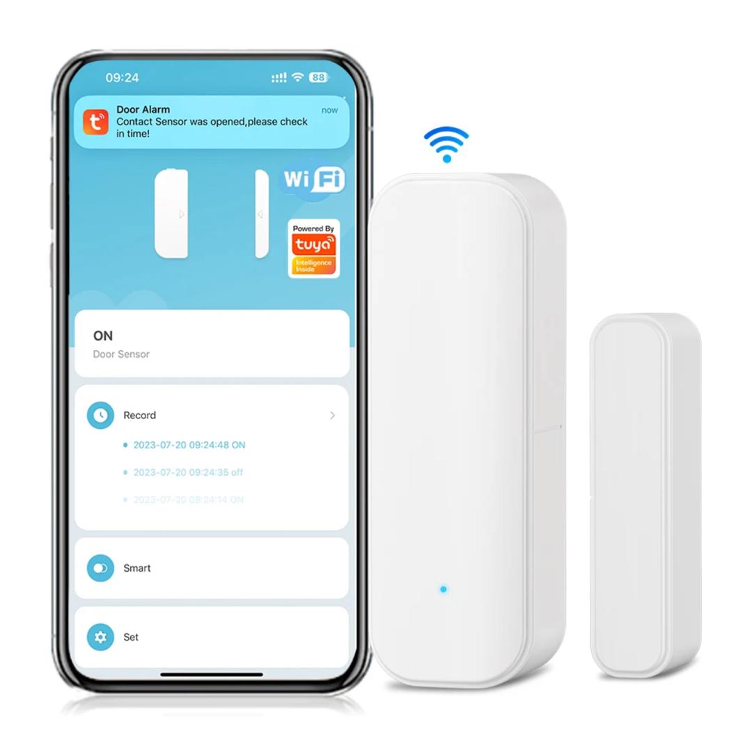 Capteur de Porte WiFi ARTGOS – Alarme Anti-Intrusion Connectée pour Maison Intelligente