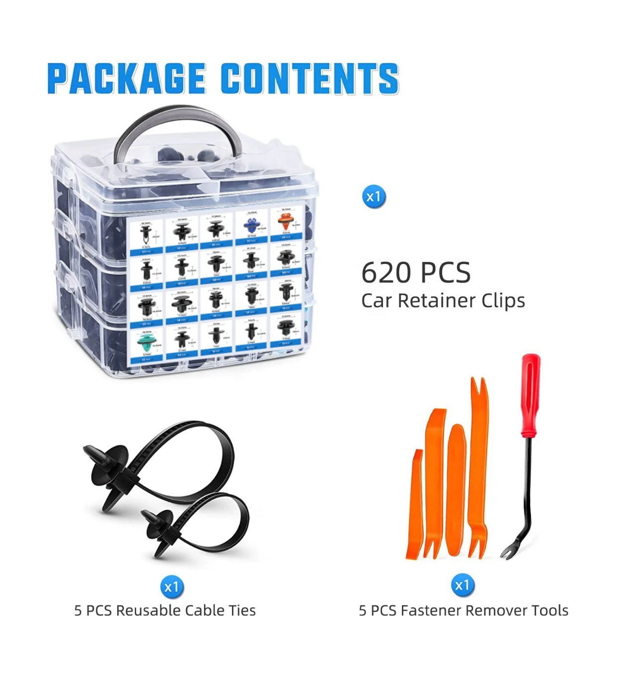 Agrafe auto pack de 625pcs