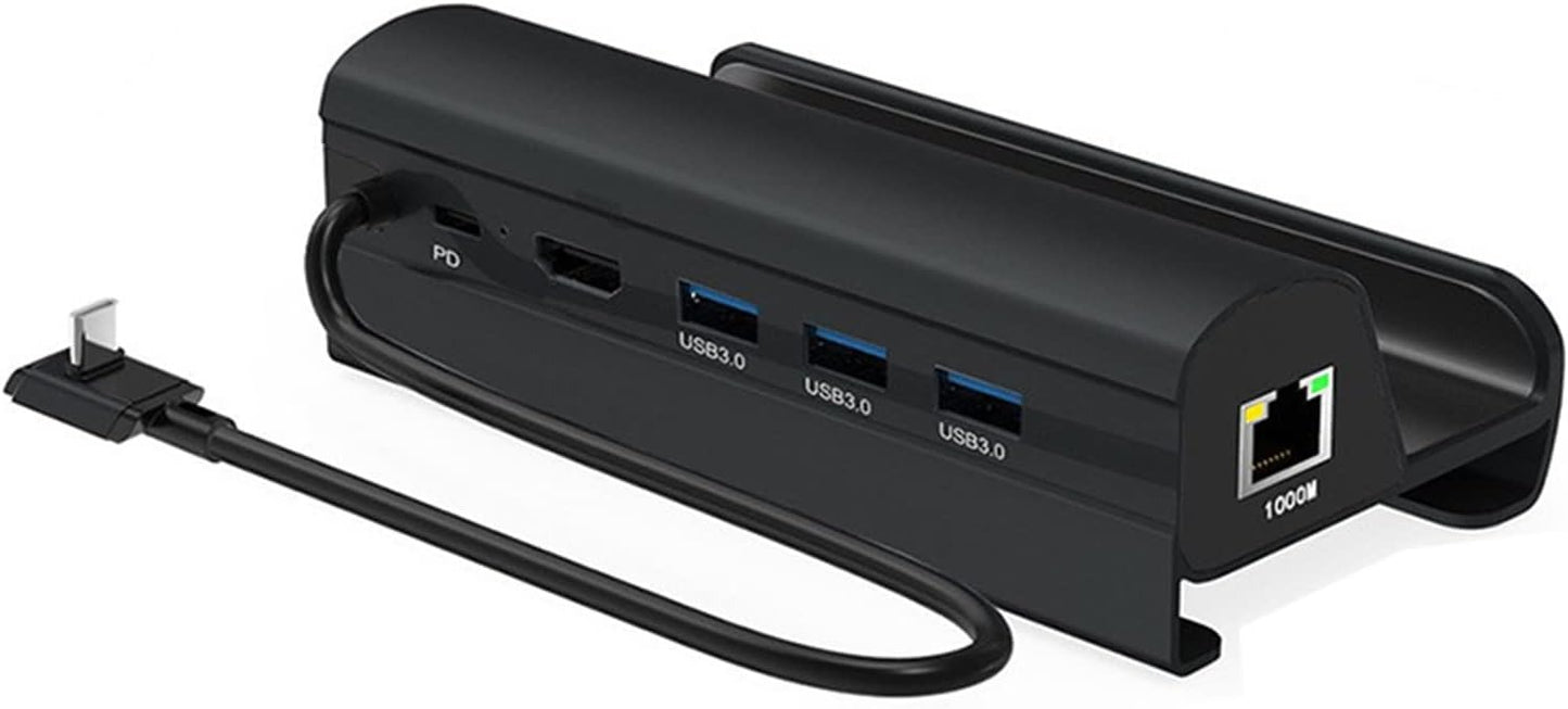 Station d'Accueil USB-C 6-en-1 : USB 3.0, Ethernet Gigabit, PD 60W