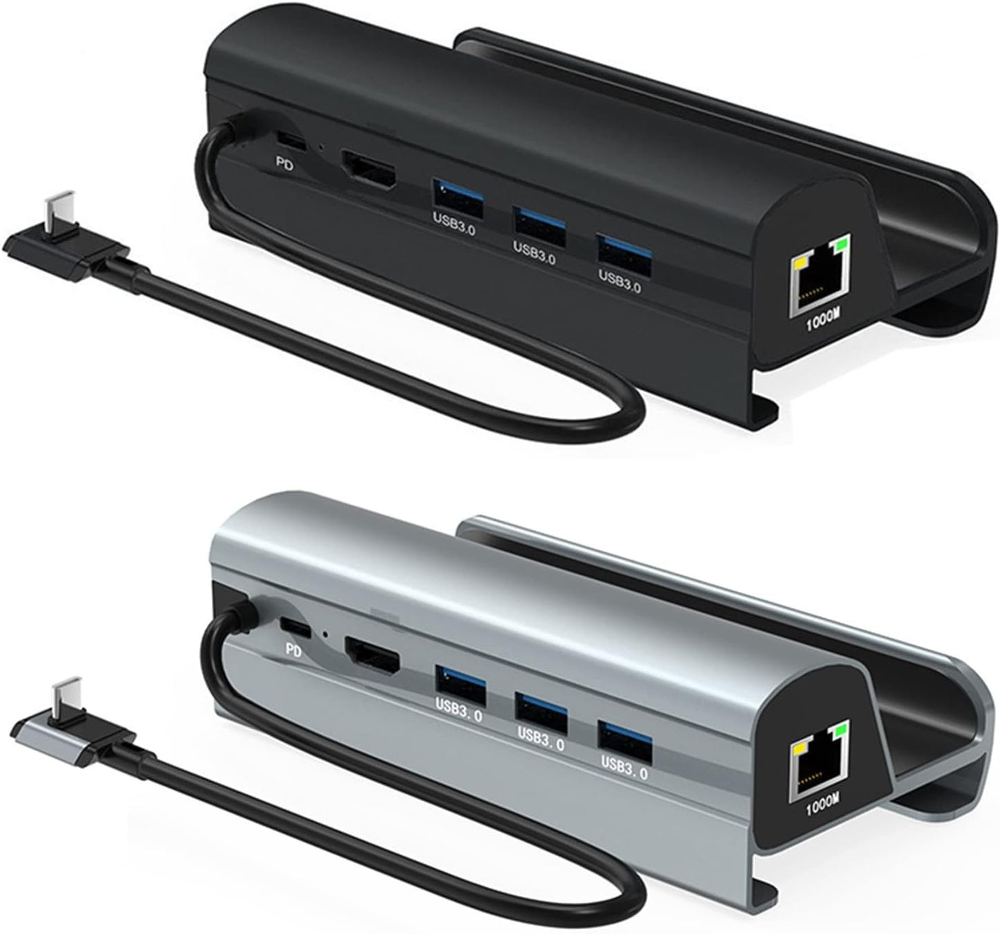 Station d'Accueil USB-C 6-en-1 : USB 3.0, Ethernet Gigabit, PD 60W
