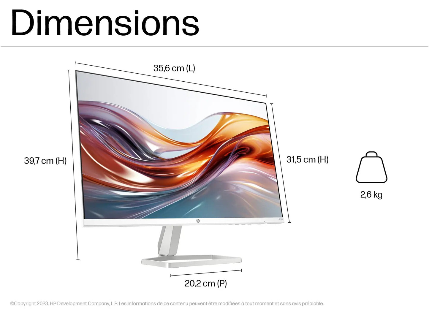 Écran HP 24" 524sa