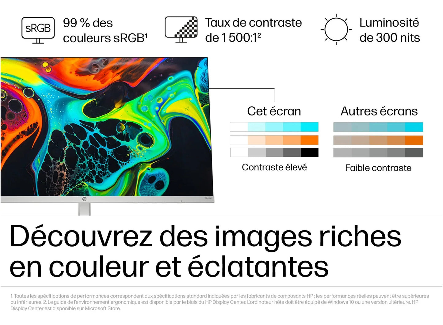 Écran HP 24" 524sw