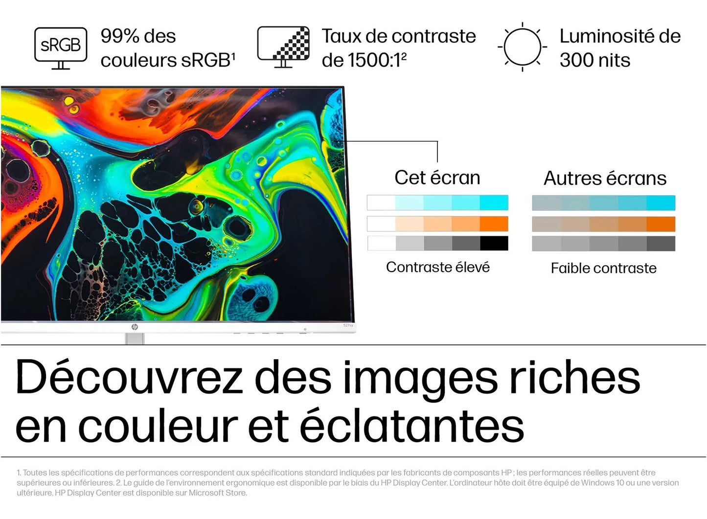 HP 27" 527sa – Grand écran 27" FHD avec enceintes