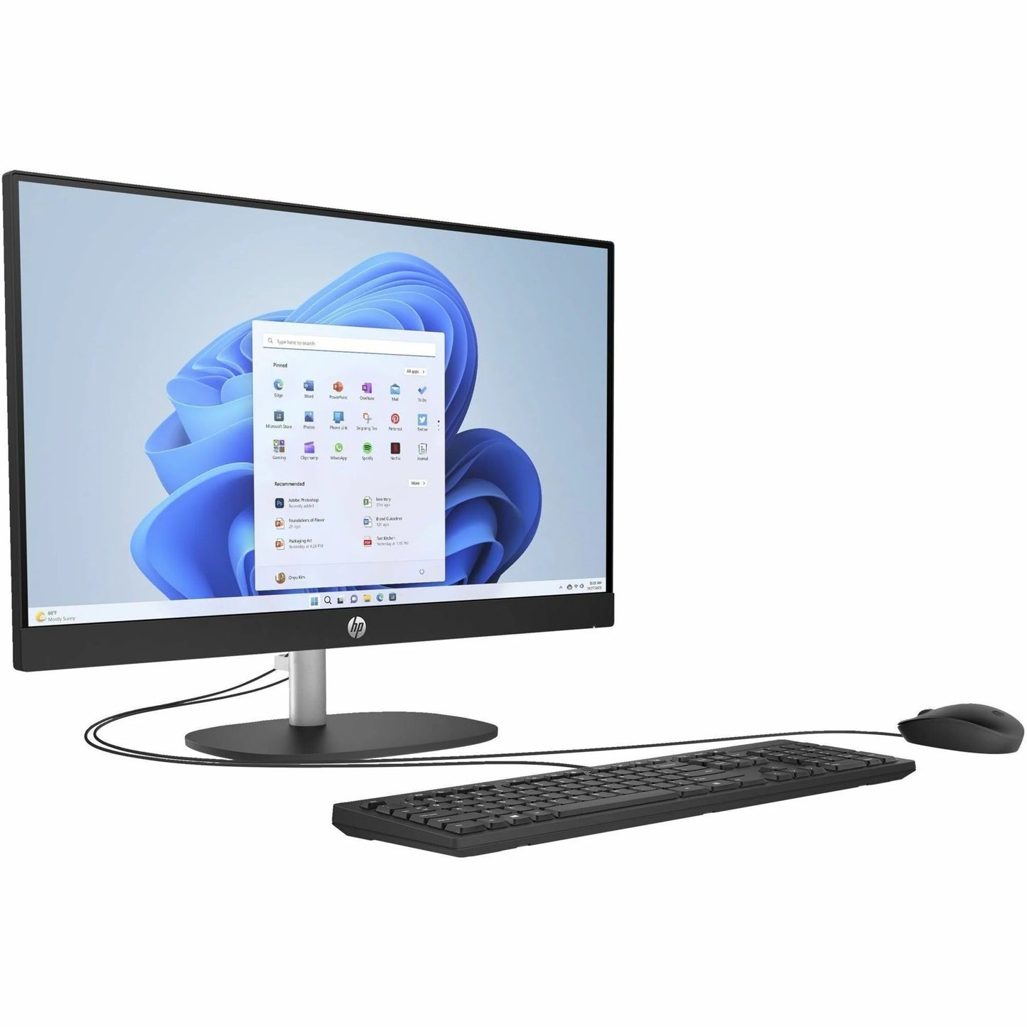 HP All‑in‑One 24‑CR0010 – Athlon Silver 7120U 24″