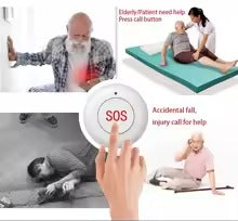 Bouton SOS Sans Fil : Appel d'Urgence Facile pour Votre Système d'Alarme GSM