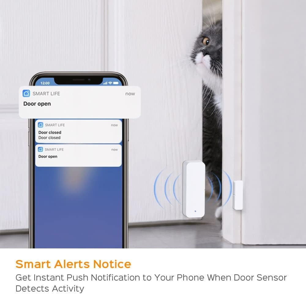Capteur de Porte WiFi Intelligent : Sécurité Connectée pour Votre Maison