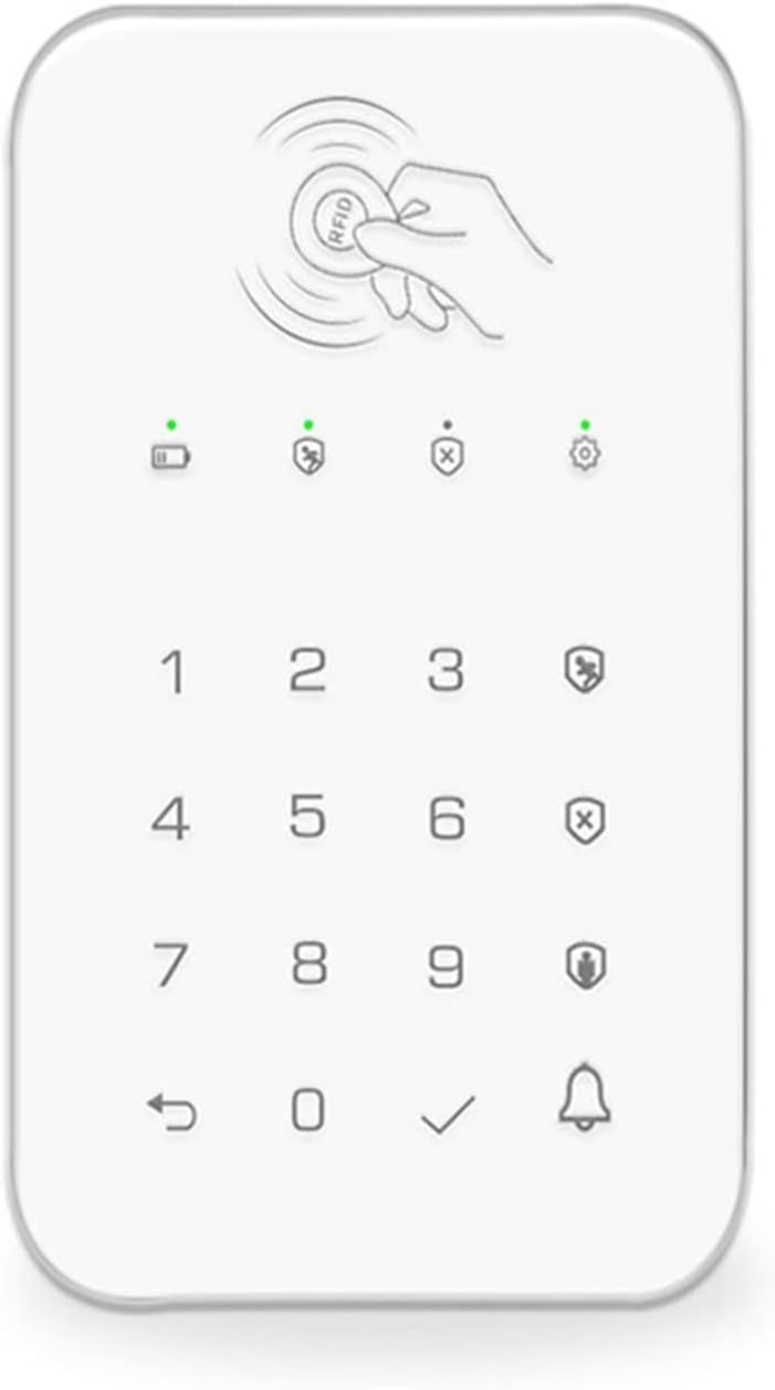 Système d'alarme de sécurité domestique : WiFi, GSM, clavier tactile, RFID, Tuya