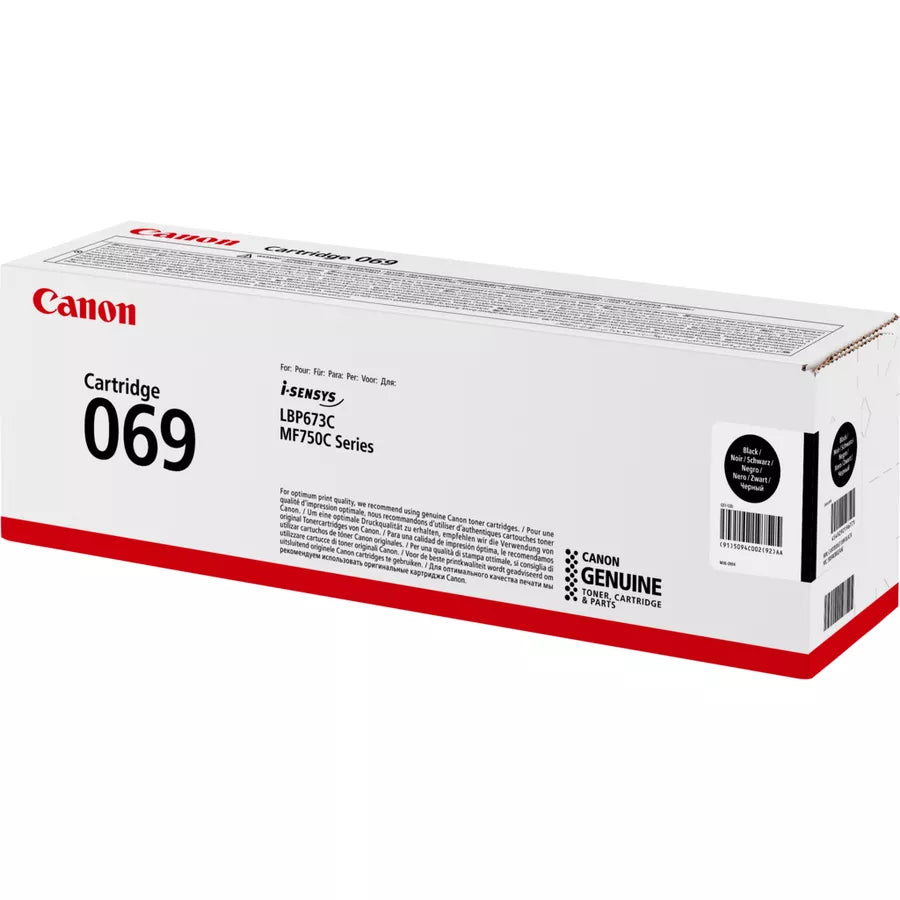 Cartouche Toner Canon 069 - Noire - 2100 pages - Livraison Offerte