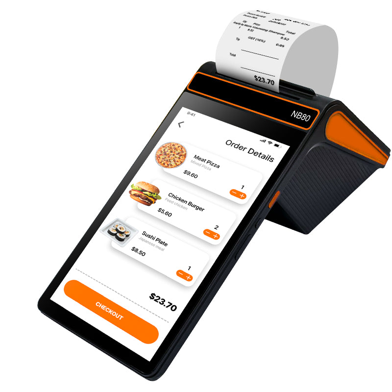Noryox NB80 : Terminal POS Portable 3GB RAM + 16GB ROM - Paiement Facile et Sécurisé !