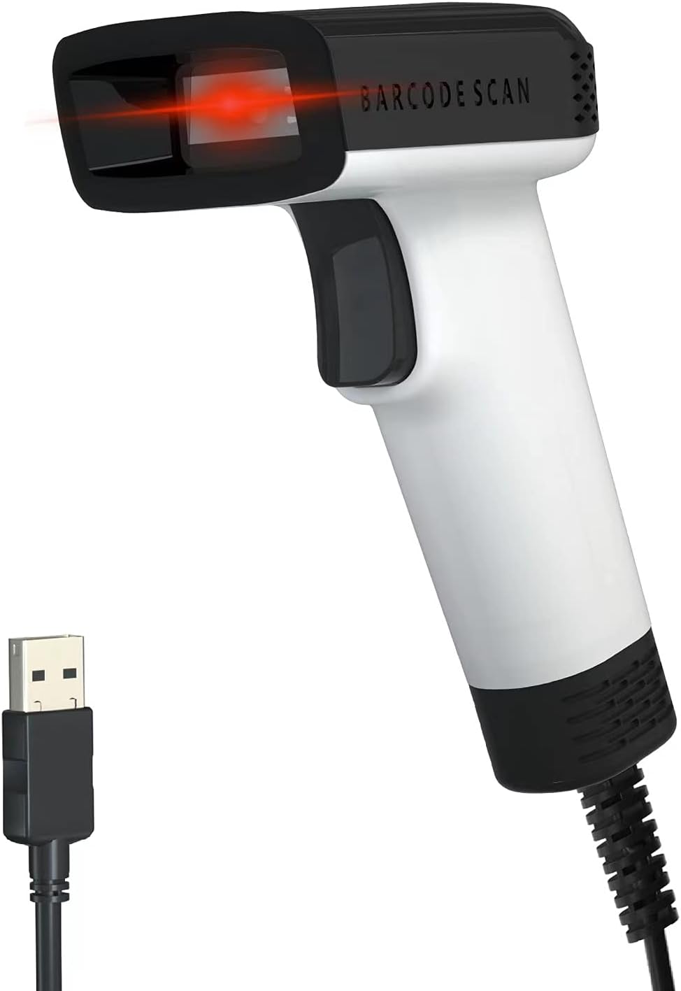 Scanner Codes-Barres 1D/2D/QR, USB Filaire, Plug & Play pour PC