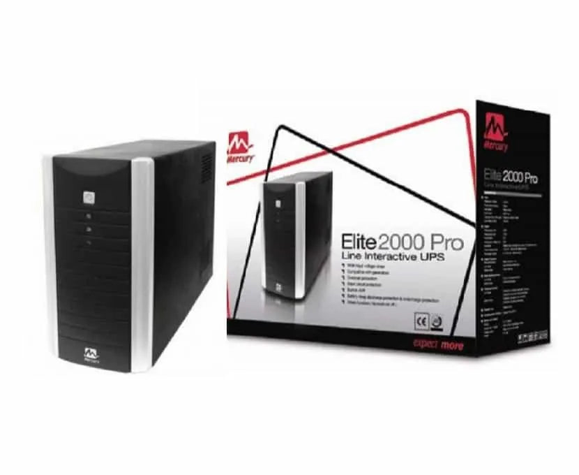 Onduleur Mercury Elite 2000VA Smart - Alimentation Fiable et Intelligente