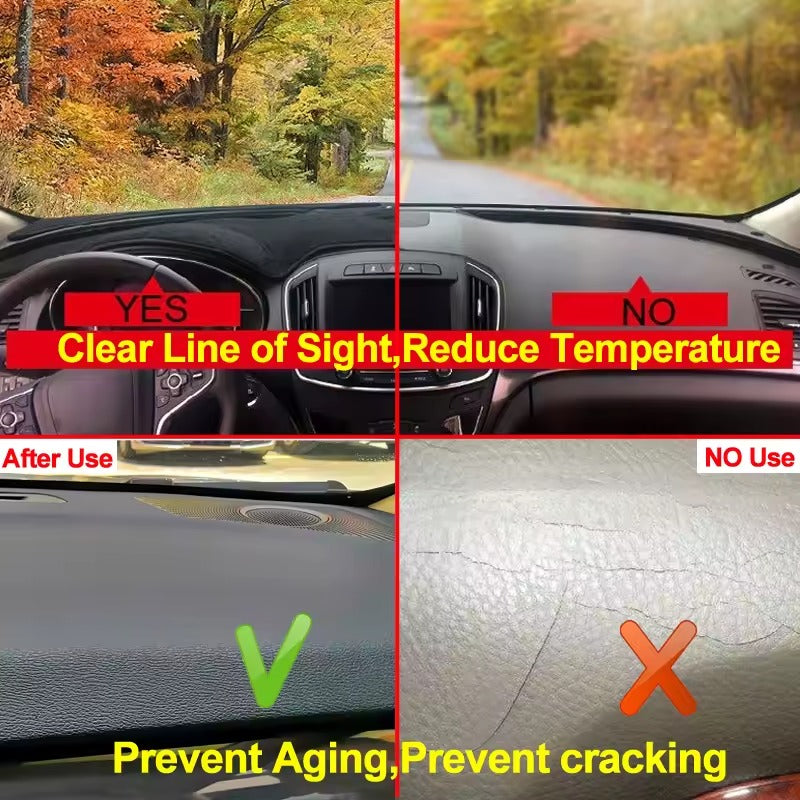 Couverture Tableau de Bord Ford Fusion 2013~2018 - Protection Anti-UV