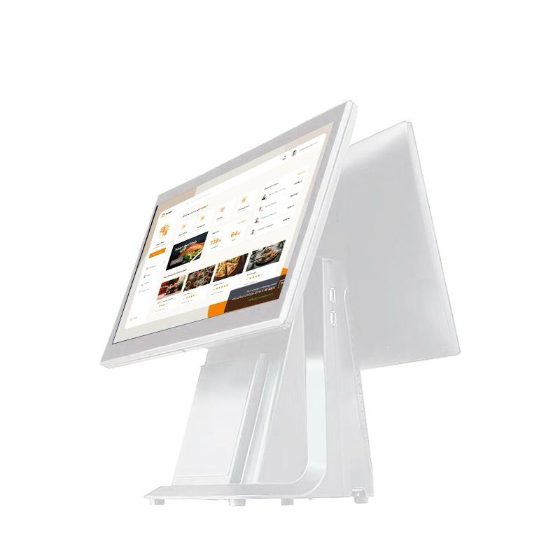 Caisse enregistreuse tactile POS - Double Écran 15,6"/11,6" - Dual Core - 4 Go RAM - 128Go SSD - Windows 10 Pro - Idéal pour restaurants et commerces au Sénégal - ETS A2M