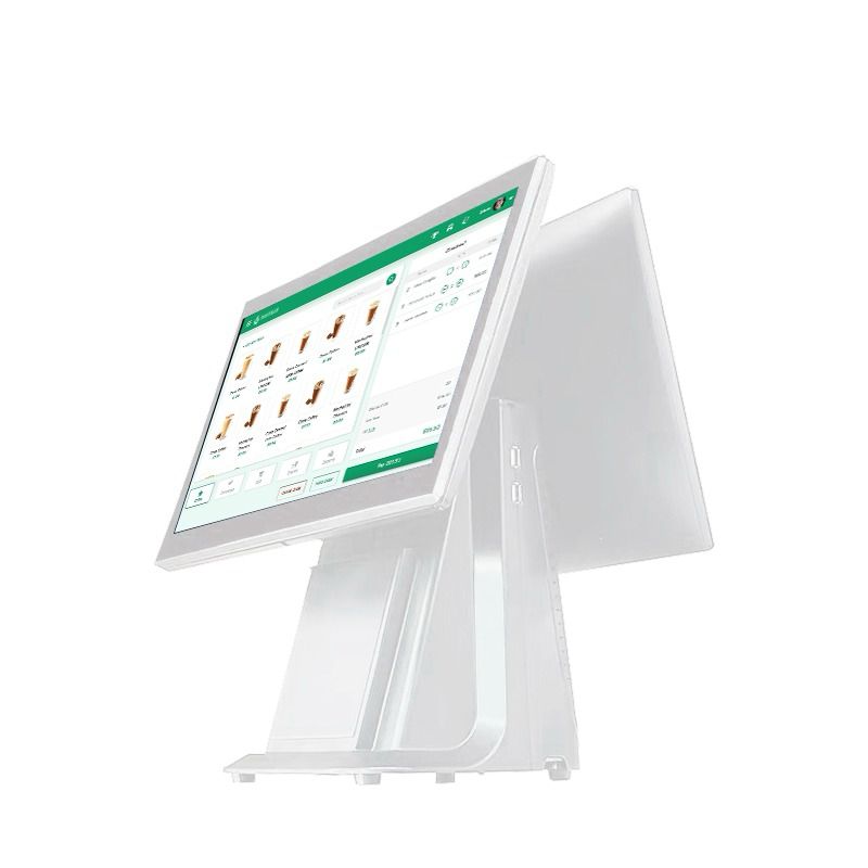 Caisse enregistreuse tactile POS - Double Écran 15,6"/11,6" - Dual Core - 4 Go RAM - 128Go SSD - Windows 10 Pro - Idéal pour restaurants et commerces au Sénégal - ETS A2M