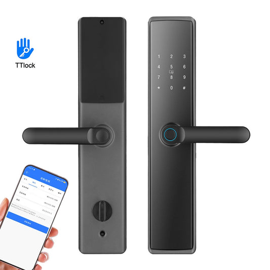 Serrure Intelligente Tuya - Ouverture par empreinte digitale, code, application TTLock.