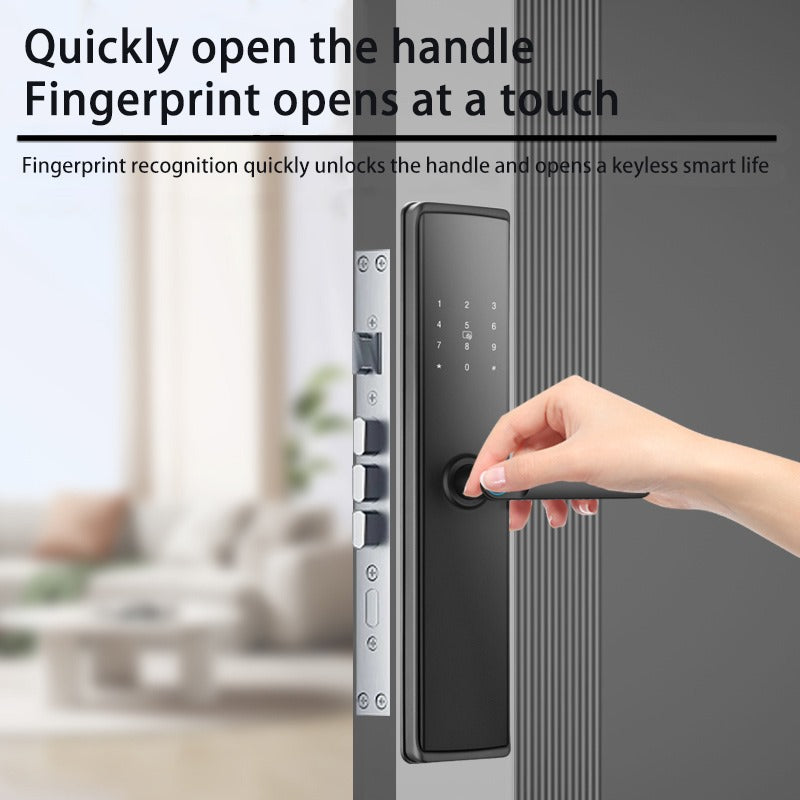 Serrure Intelligente Tuya - Ouverture par empreinte digitale, code, application TTLock.