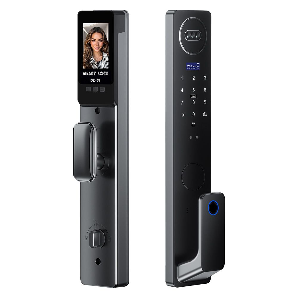 Serrure Intelligente Wishome - Ouverture par empreinte digitale, code, carte et application mobile