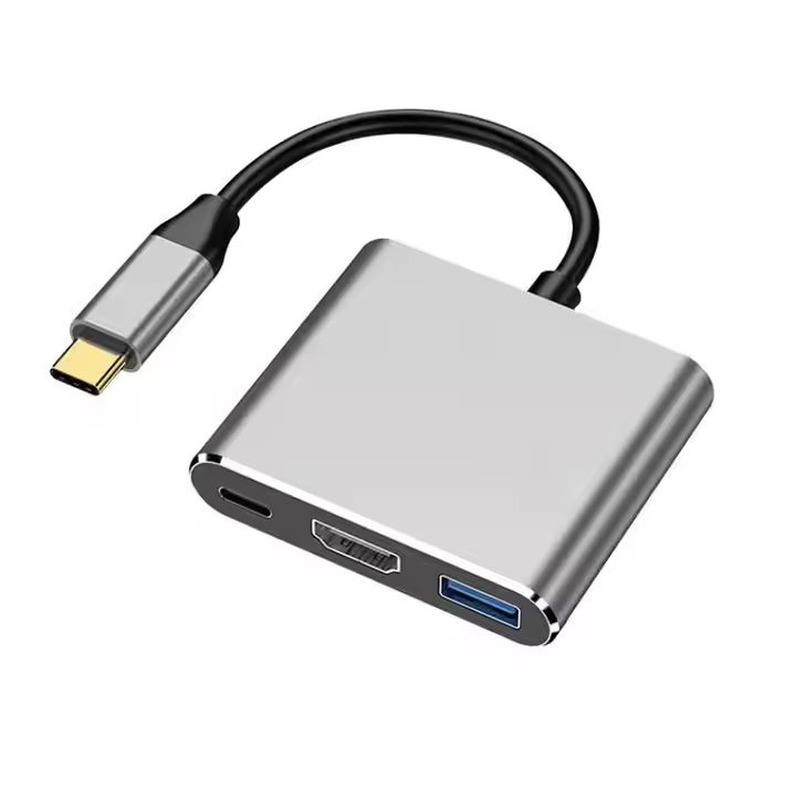 Hub USB-C 3 en 1 - HDMI, USB, Type-C