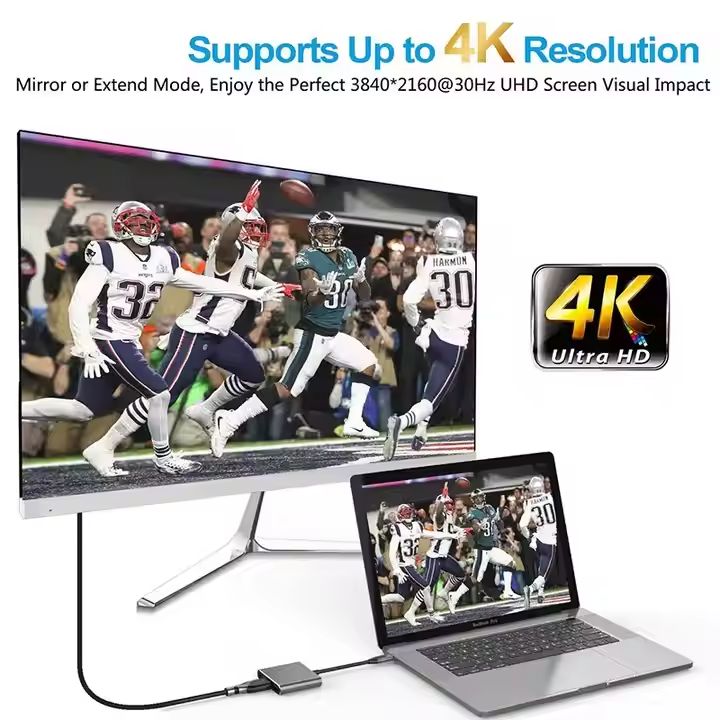 Hub USB-C 3 en 1 - HDMI, USB, Type-C
