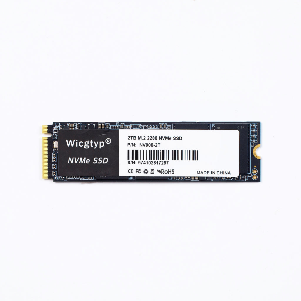 SSD NVMe M.2 Wicgtyp – 2 To, 1 To, 512 Go, 256 Go – Pour MacBook Pro et PC portables