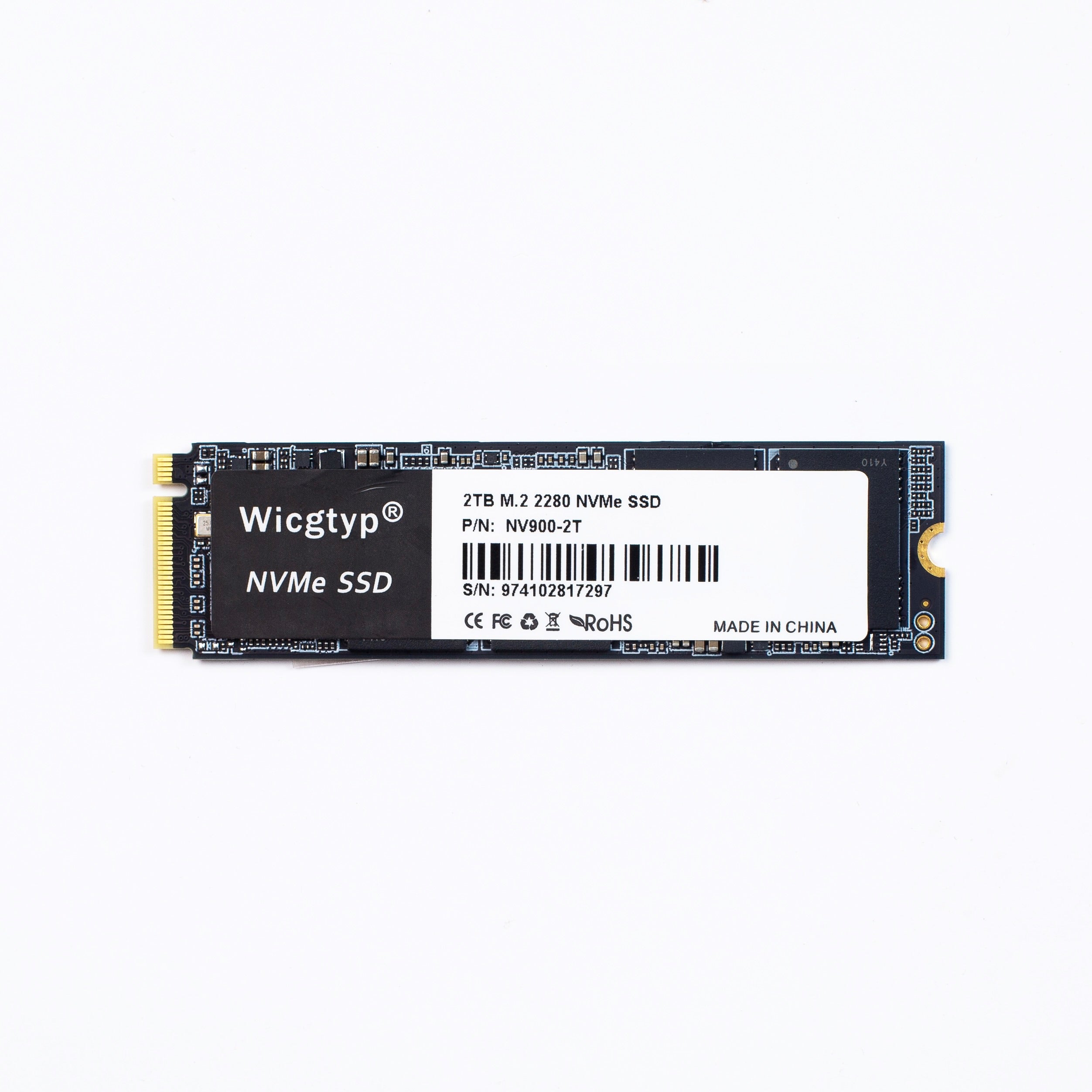 SSD NVMe M.2 Wicgtyp – 2 To, 1 To, 512 Go, 256 Go – Pour MacBook Pro et PC portables