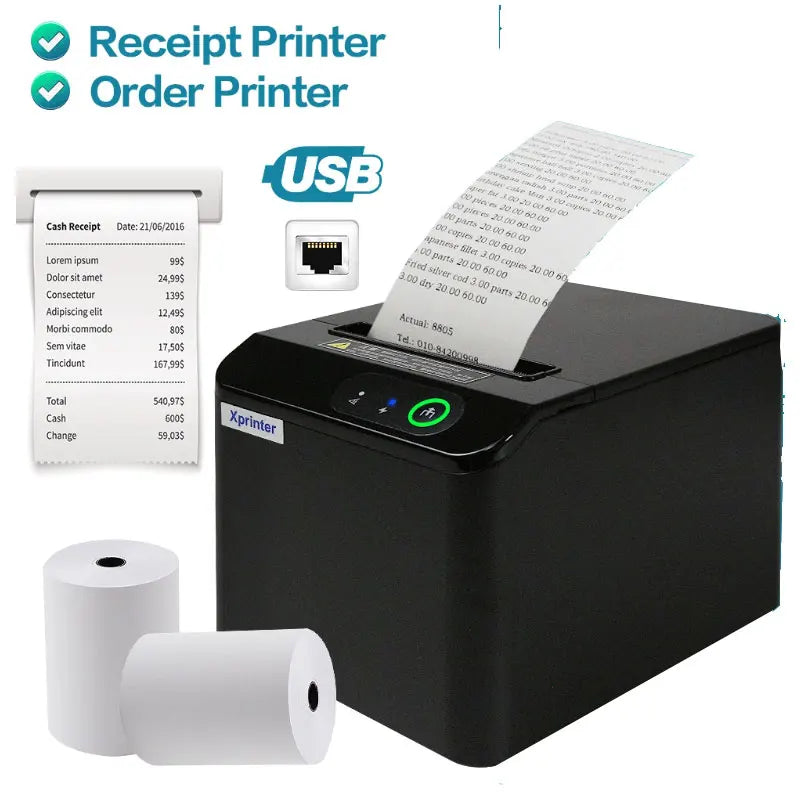 Xprinter XP-T80A : L'imprimante tickets de caisse qui simplifie votre quotidien en boutique