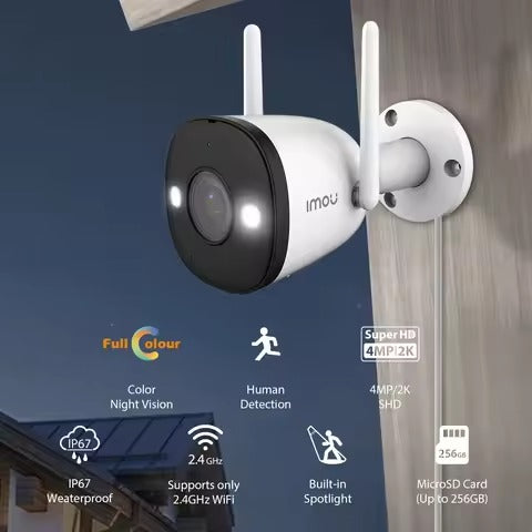 Caméra IMOU Bullet 2E 2MP Extérieure