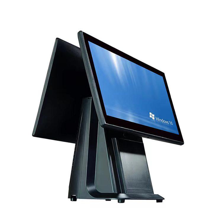 Caisse enregistreuse tactile POS - Double Écran 15,6"/11,6" - Dual Core - 4 Go RAM - 128Go SSD - Windows 10 Pro - Idéal pour restaurants et commerces au Sénégal - ETS A2M
