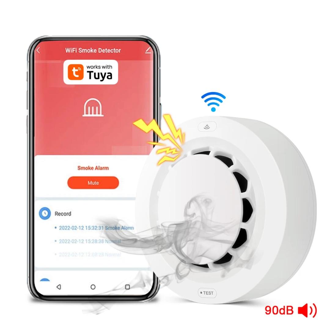 Détecteur de Fumée Intelligent WiFi - Sécurité Incendie Connectée pour Maison et Entreprise au Sénégal