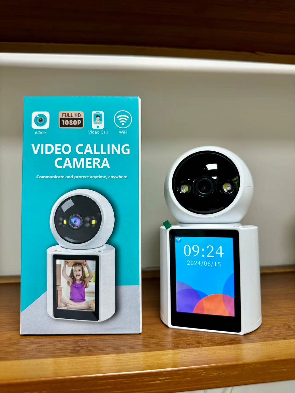 Caméra d'Appel Vidéo WiFi Intelligente 3MP bébé moniteur appel vidéo - Surveillance Bébé & Sécurité Maison