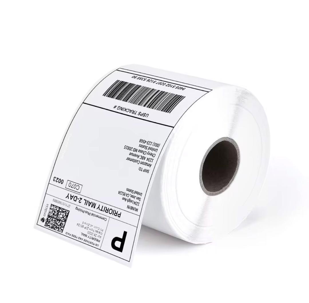 Rouleau d'étiquettes code-barres - Toutes tailles 60x40mm; 58x40mm; 150x100mm, 50x30mm, 40x30mm, 70x50mm