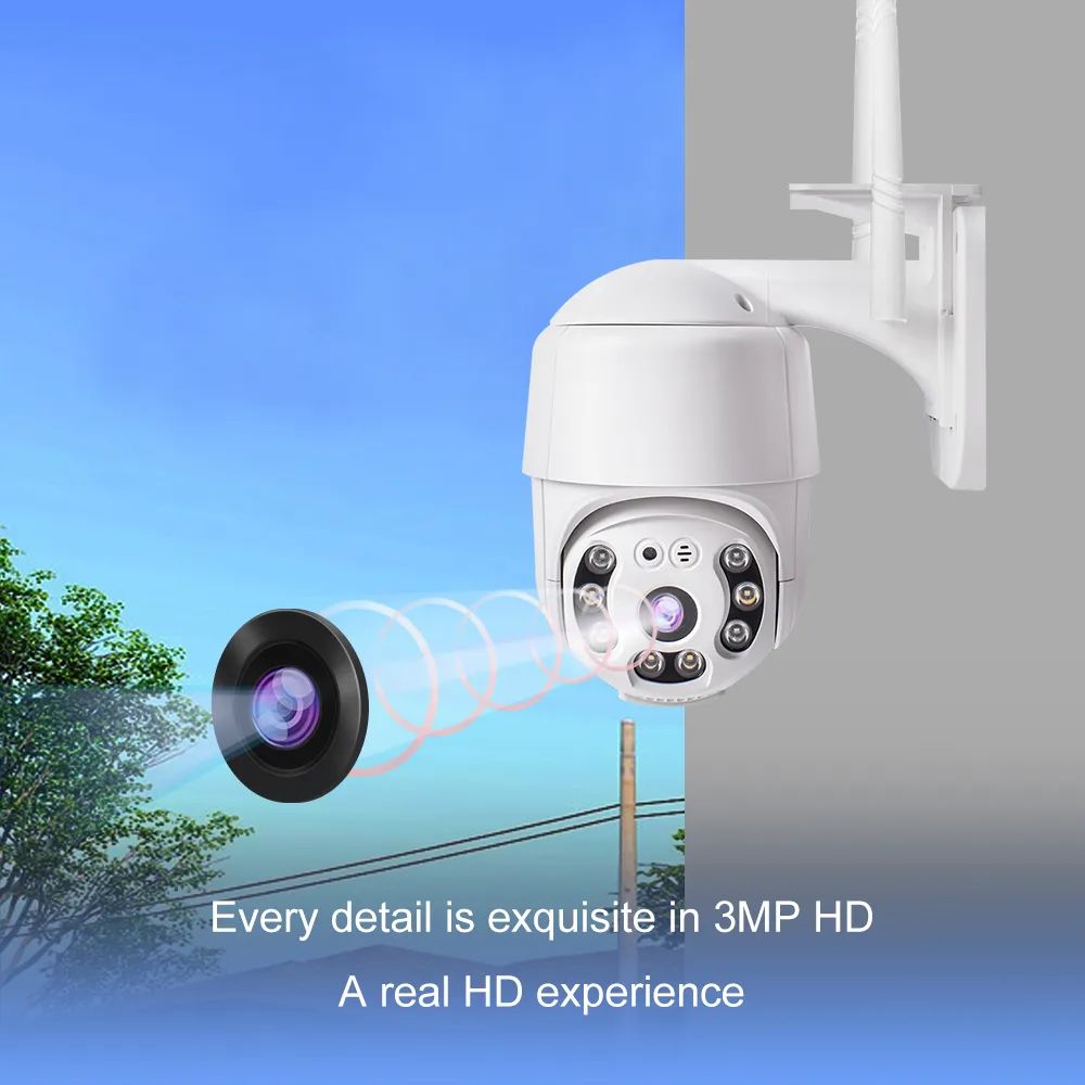 Caméra de Sécurité 360° vision HD couleur