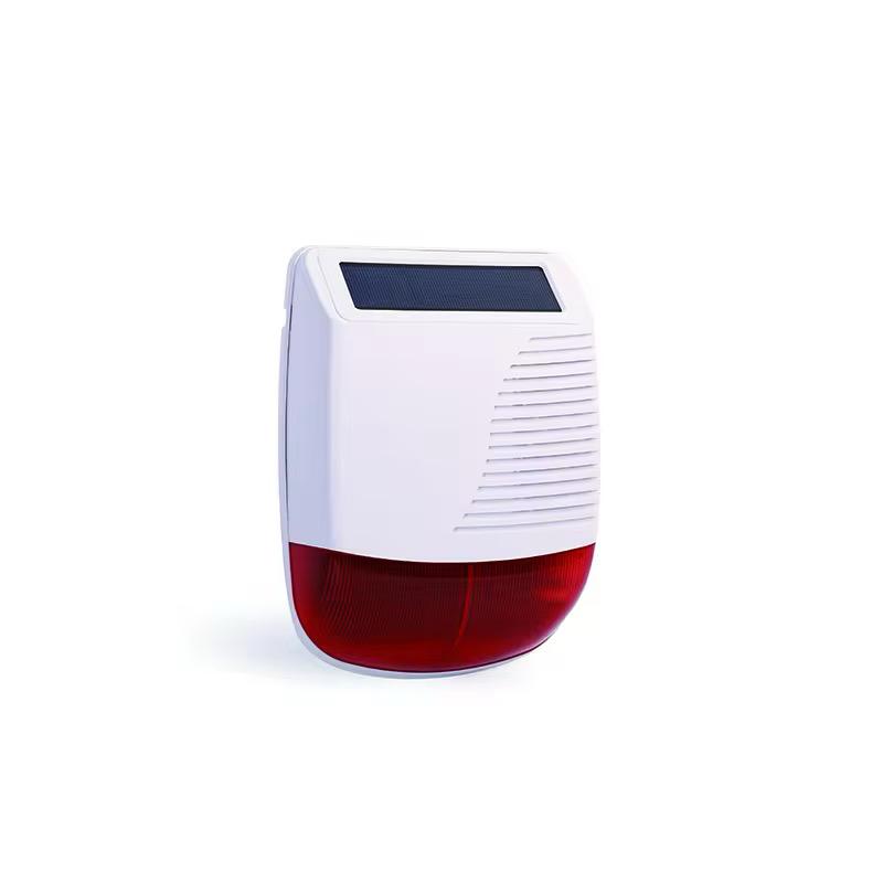 Sirène Solaire Extérieure : Sécurité Autonome pour Votre Propriété - 110 dB