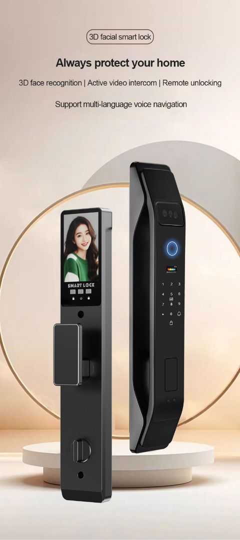 Serrure Intelligente Avancée : Reconnaissance Faciale, WiFi, Sécurité Maximale