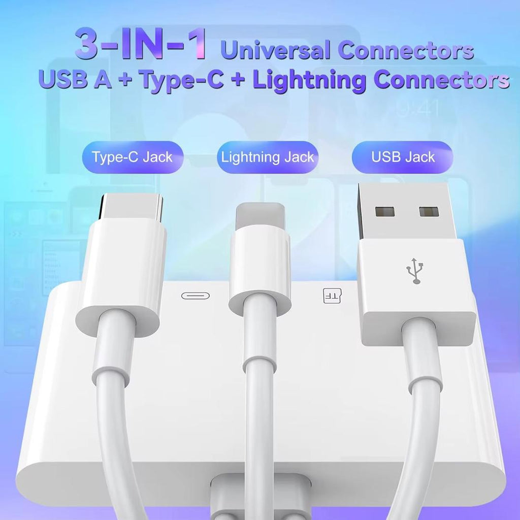Lecteur de Carte Mémoire 8-en-1 Universel & Adaptateur OTG - ETS A2M